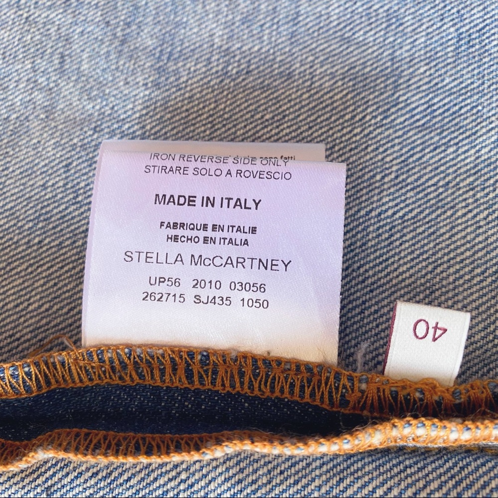 STELLA McCARTNEY DENIM TOP - Picture 3 of 6